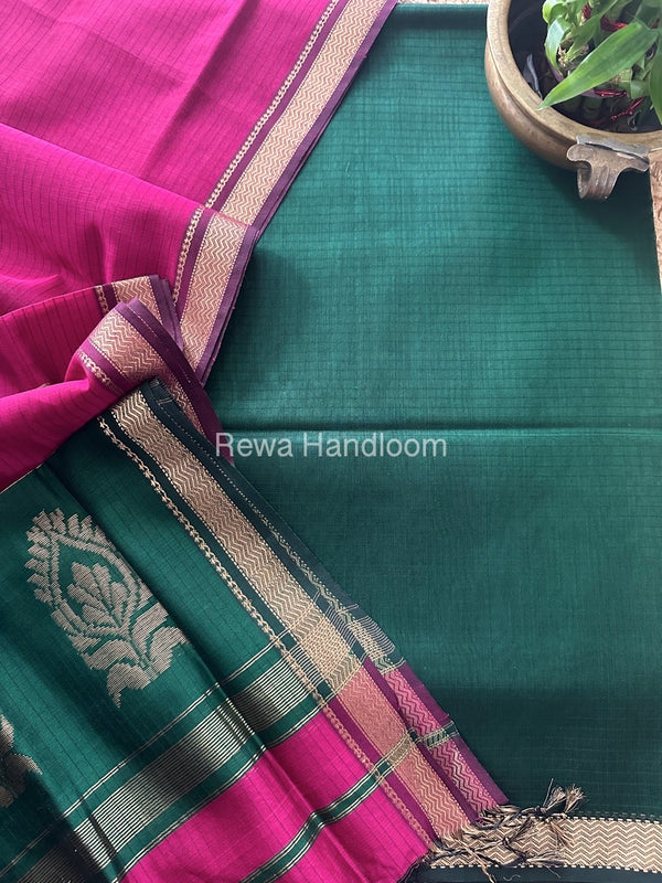 Maheshwari Motifs Top-Dupatta Set