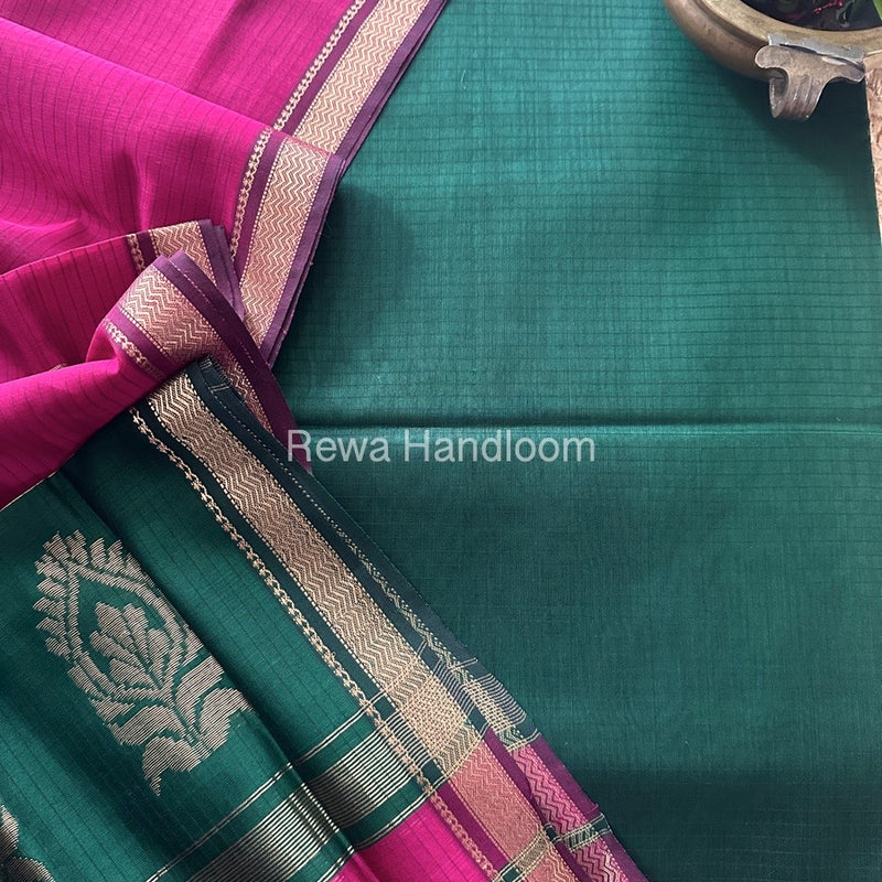 Maheshwari Motifs Top-Dupatta Set