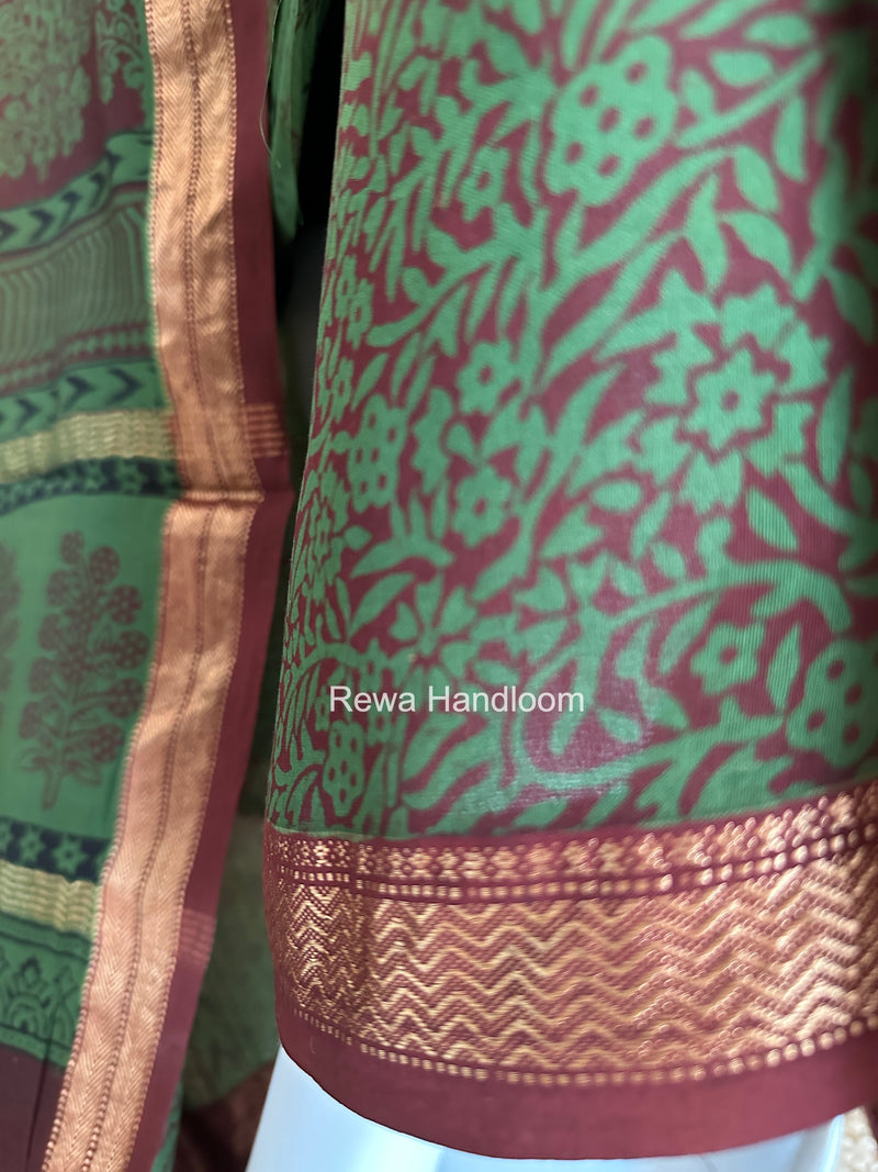 Maheshwari Bagh Print Suit
