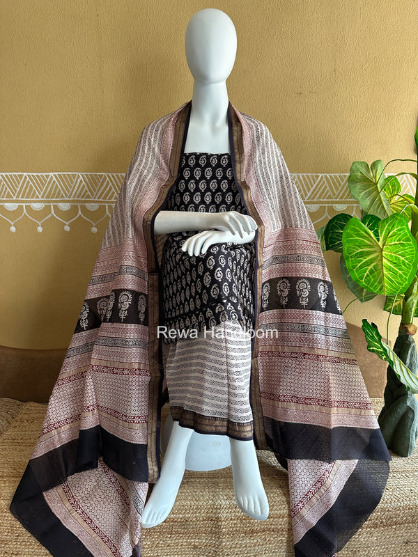 Maheshwari Bagh Print Suit