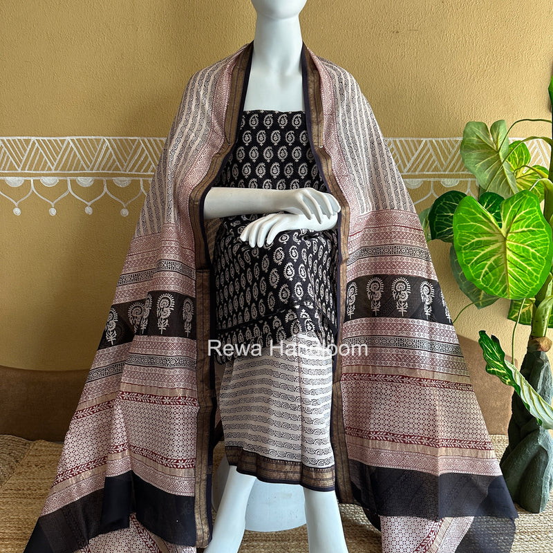 Maheshwari Bagh Print Suit