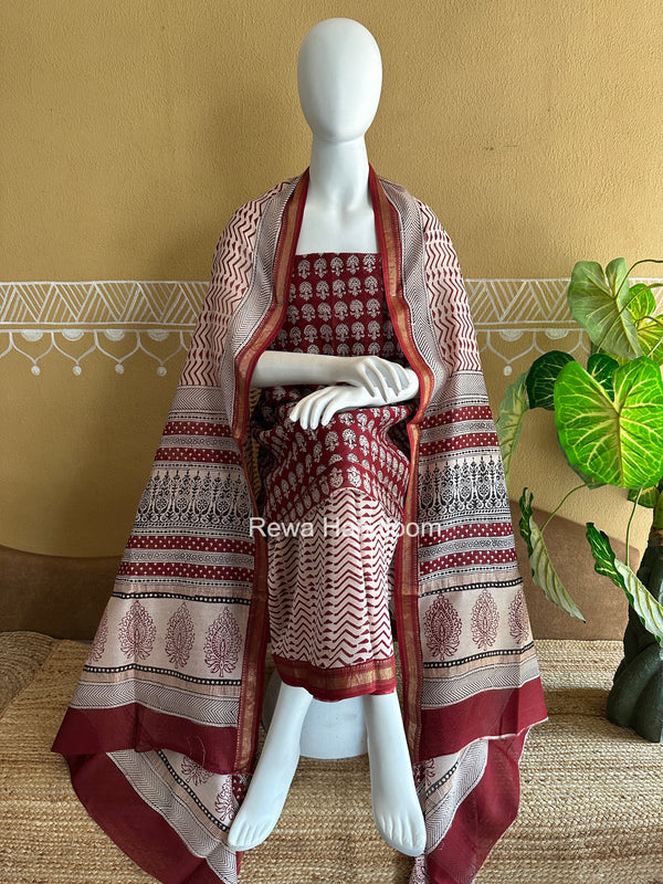 Maheshwari Bagh Print Suit