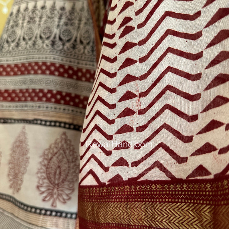 Maheshwari Bagh Print Suit