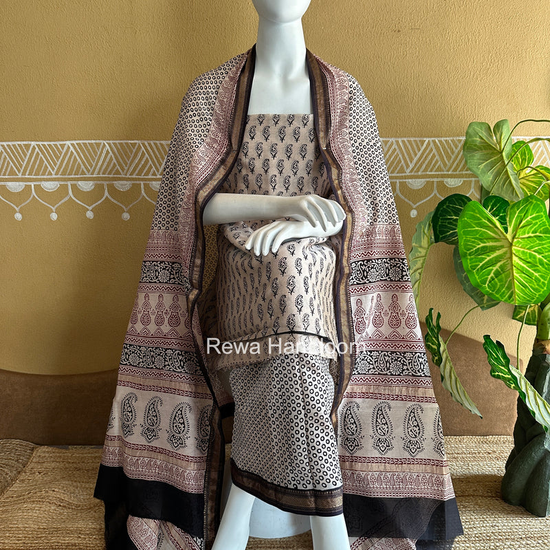 Maheshwari Bagh Print Suit