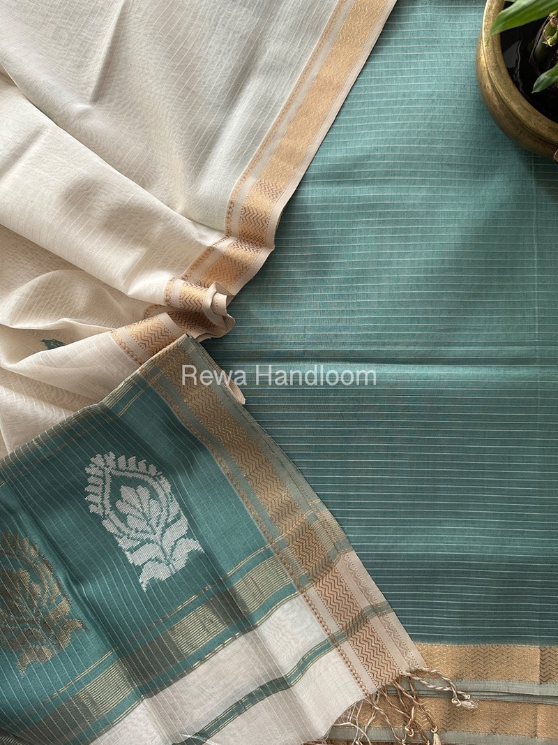 Maheshwari Motifs Top-Dupatta Set