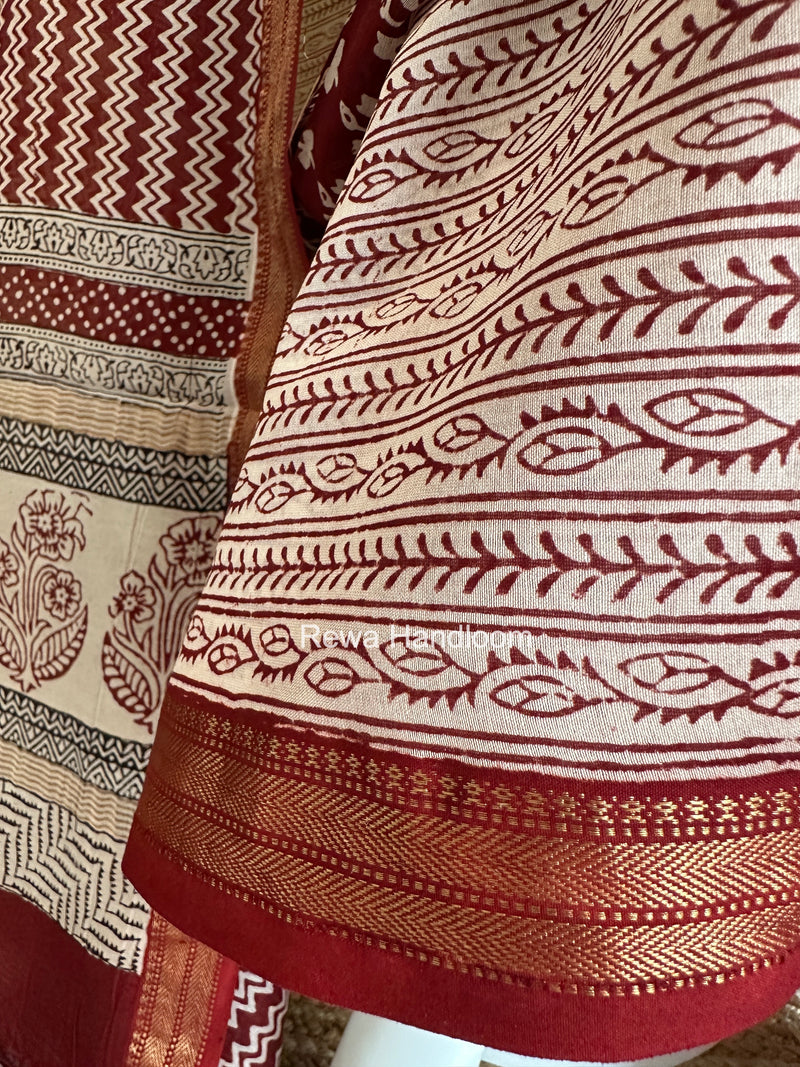 Maheshwari Bagh Print Suit