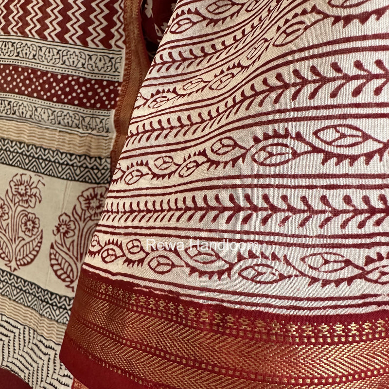 Maheshwari Bagh Print Suit