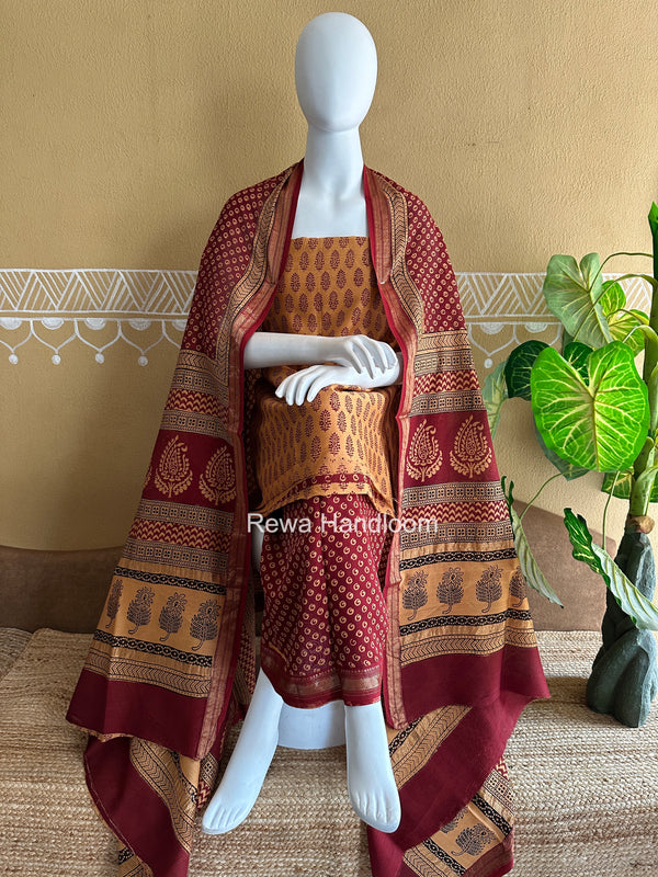 Maheshwari Bagh Print Suit