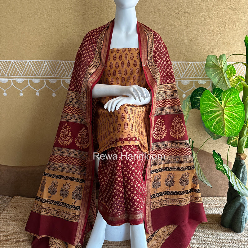Maheshwari Bagh Print Suit
