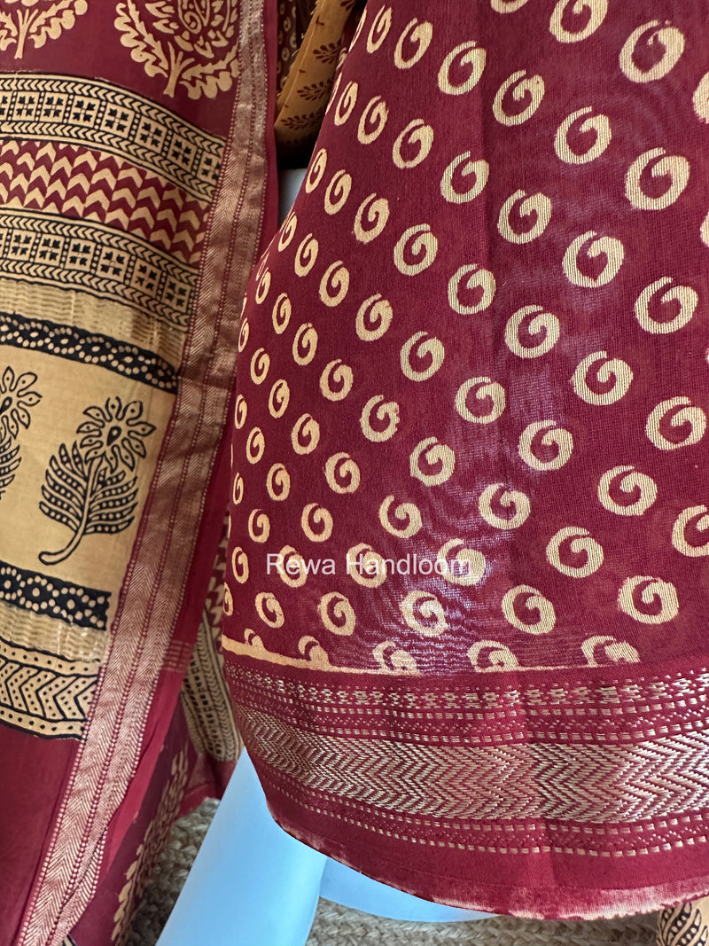 Maheshwari Bagh Print Suit