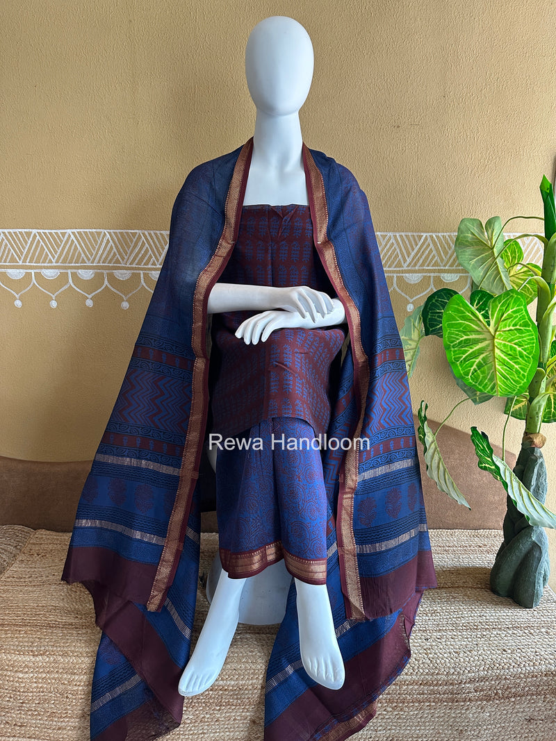 Maheshwari Bagh Print Suit