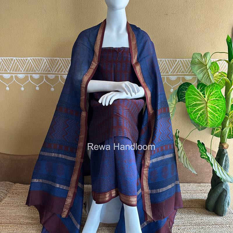 Maheshwari Bagh Print Suit
