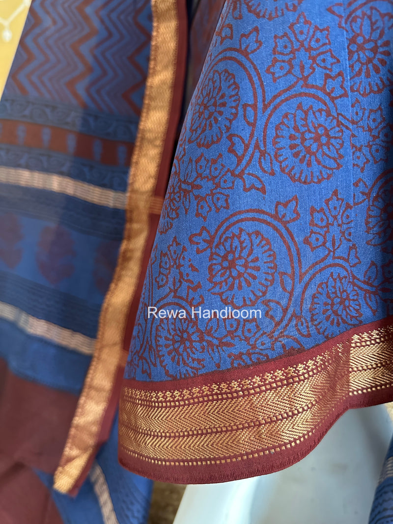Maheshwari Bagh Print Suit