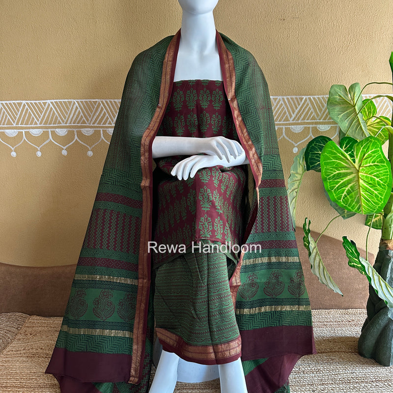 Maheshwari Bagh Print Suit