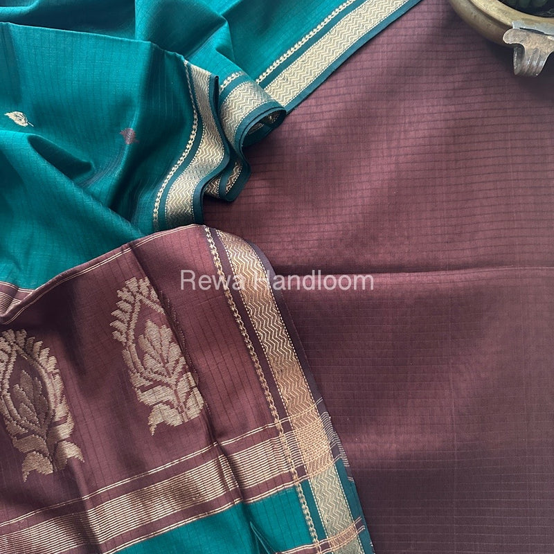 Maheshwari Motifs Top-Dupatta Set