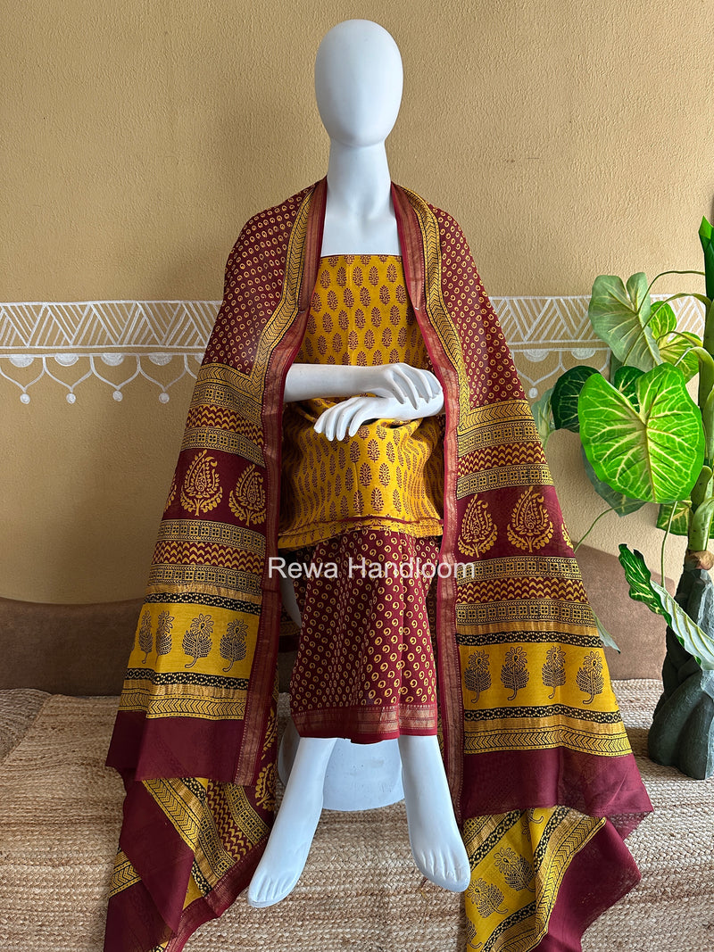Maheshwari Bagh Print Suit
