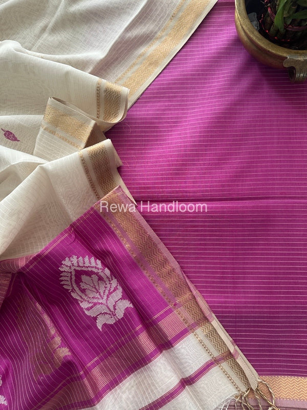 Maheshwari Motifs Top-Dupatta Set