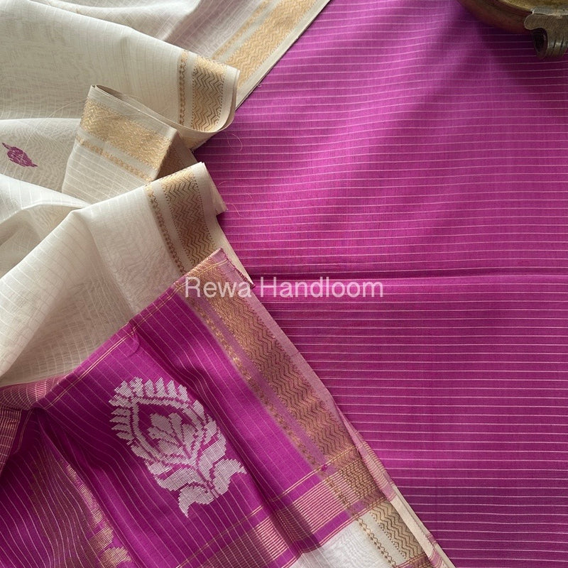 Maheshwari Motifs Top-Dupatta Set