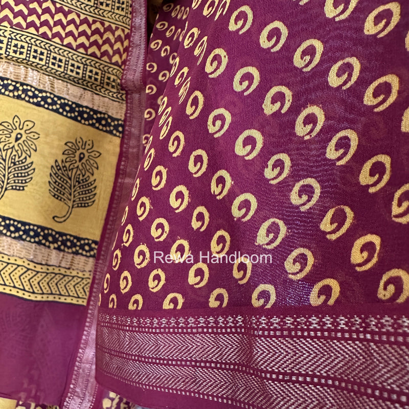 Maheshwari Bagh Print Suit