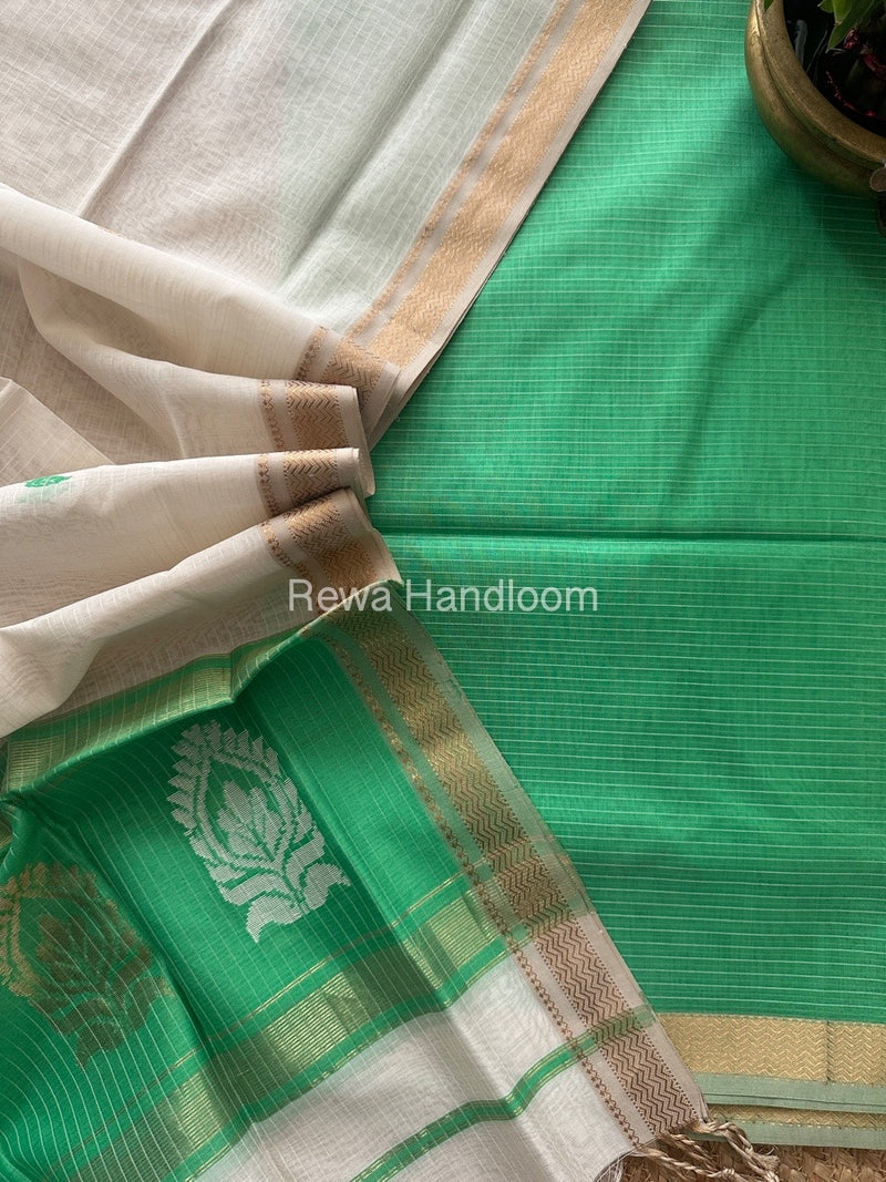 Maheshwari Motifs Top-Dupatta Set