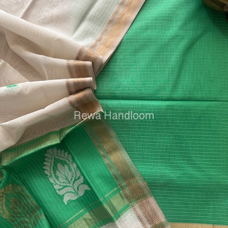 Maheshwari Motifs Top-Dupatta Set