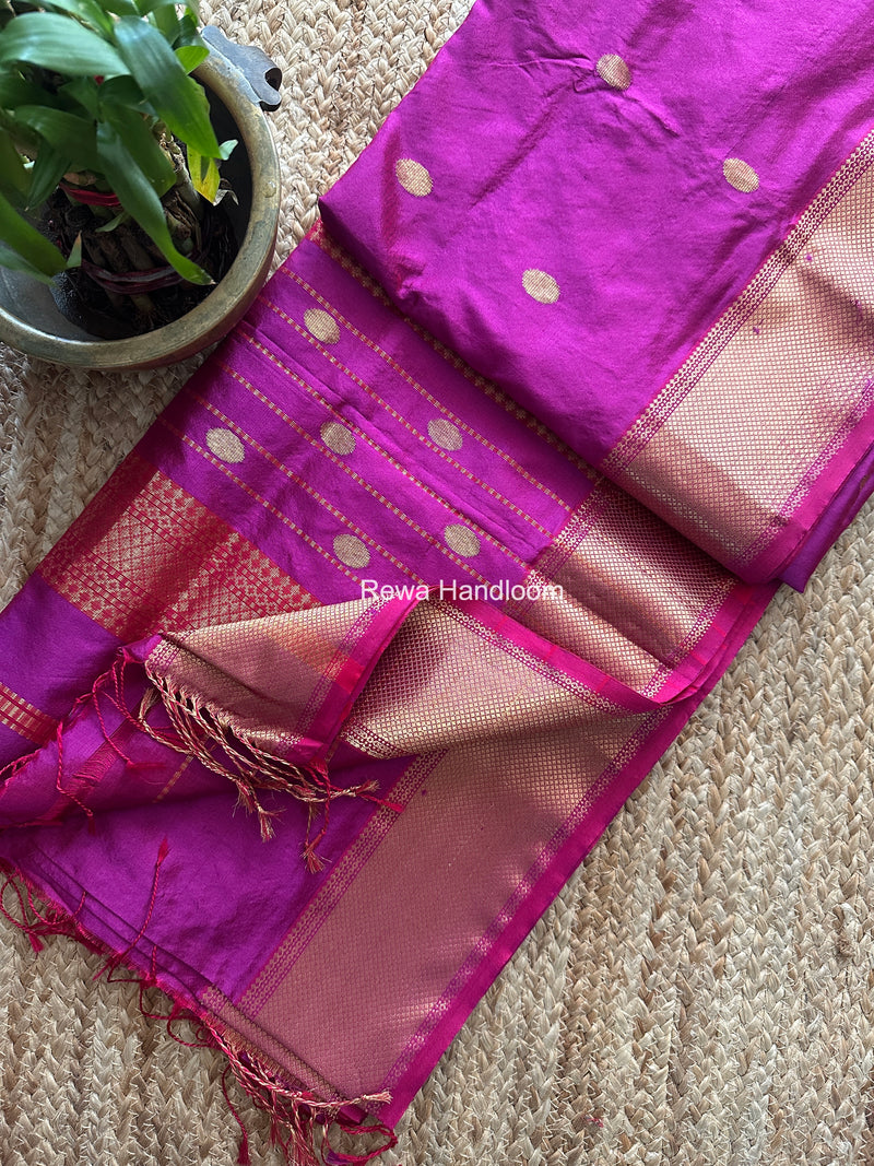 Maheshwari Pure Silk Saree