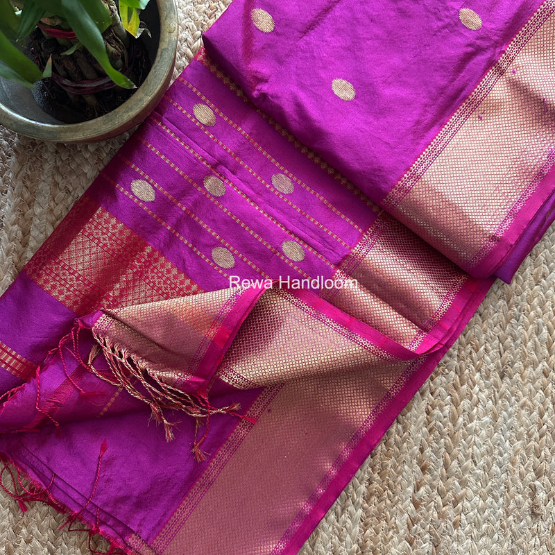 Maheshwari Pure Silk Saree