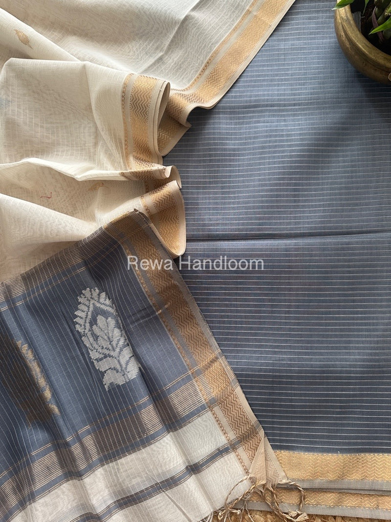 Maheshwari Motifs Top-Dupatta Set