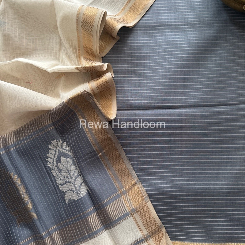 Maheshwari Motifs Top-Dupatta Set