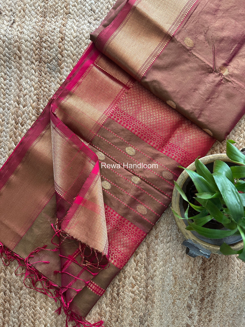 Maheshwari Pure Silk Saree