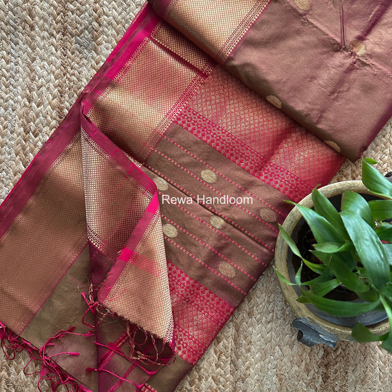 Maheshwari Pure Silk Saree