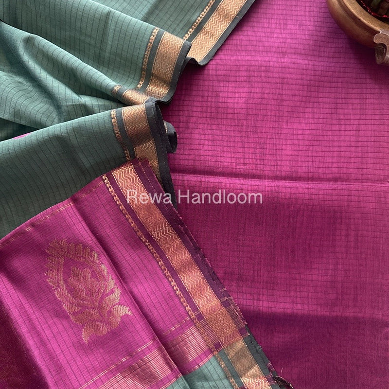 Maheshwari Motifs Top-Dupatta Set