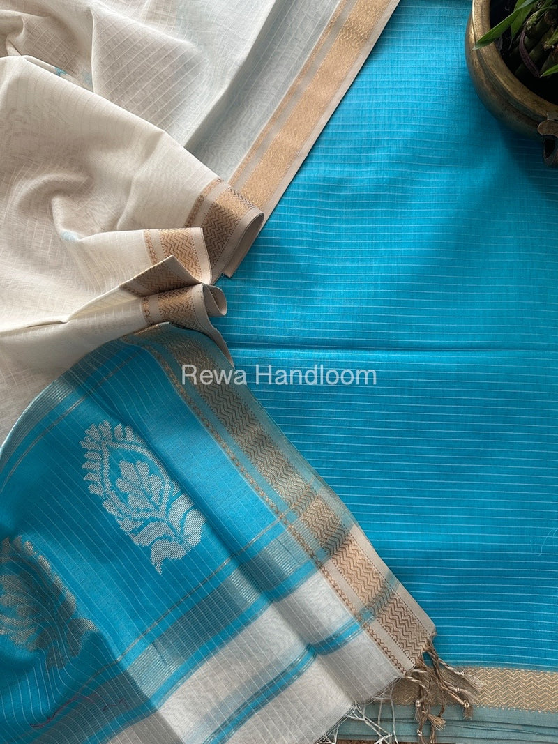 Maheshwari Motifs Top-Dupatta Set