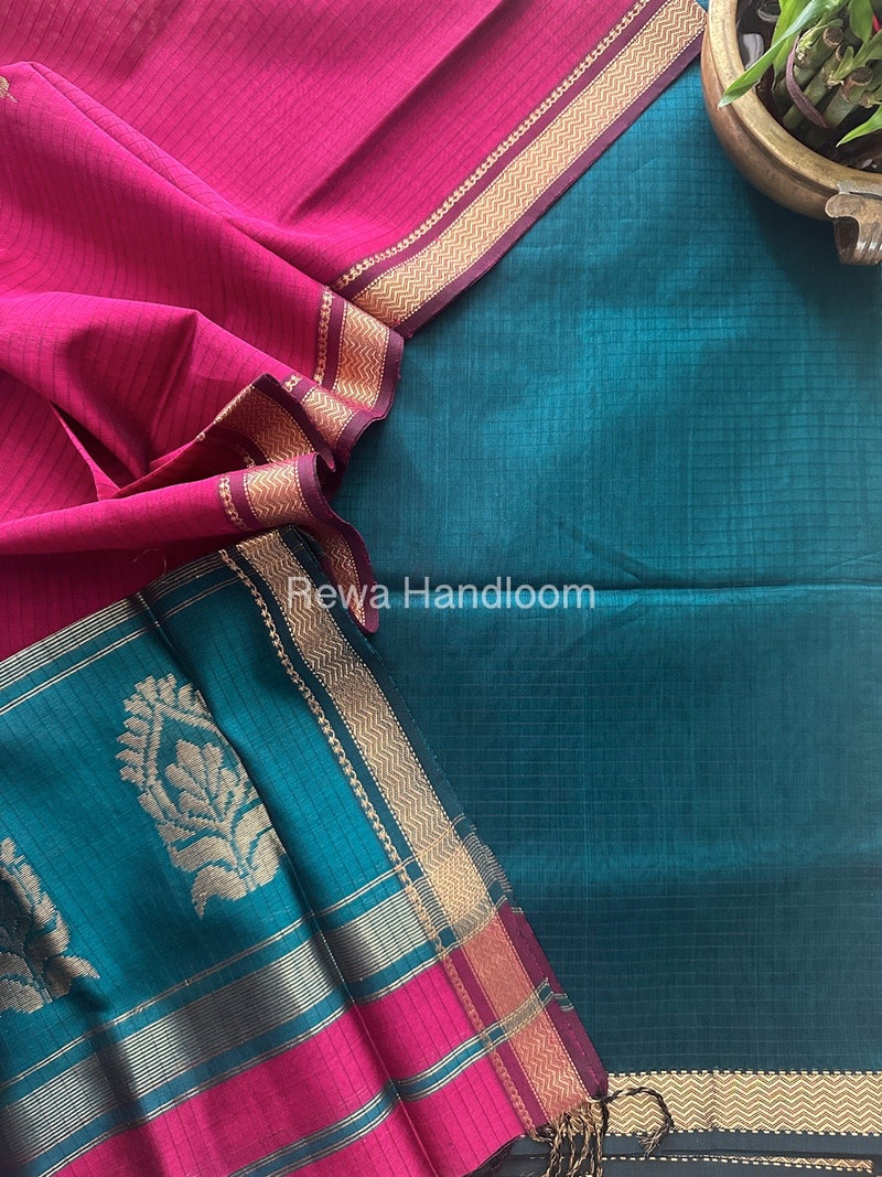 Maheshwari Motifs Top-Dupatta Set