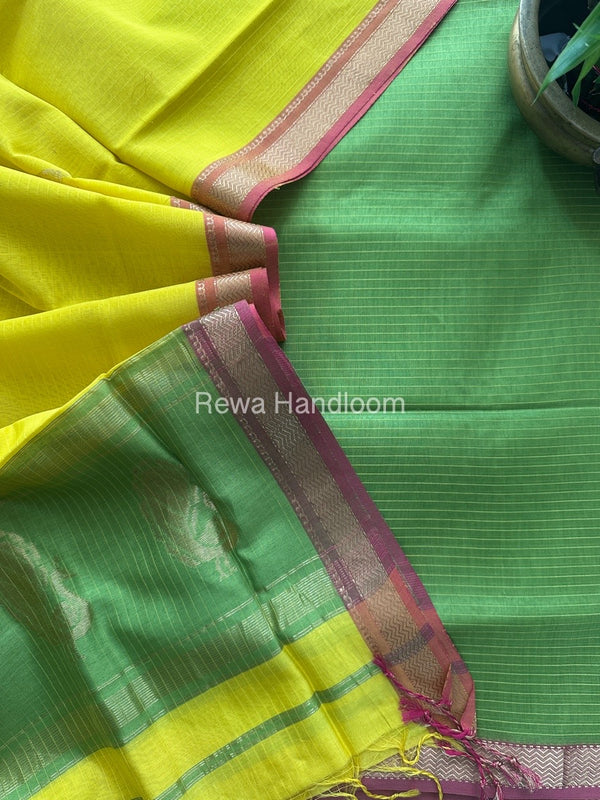 Maheshwari Motifs Top-Dupatta Set