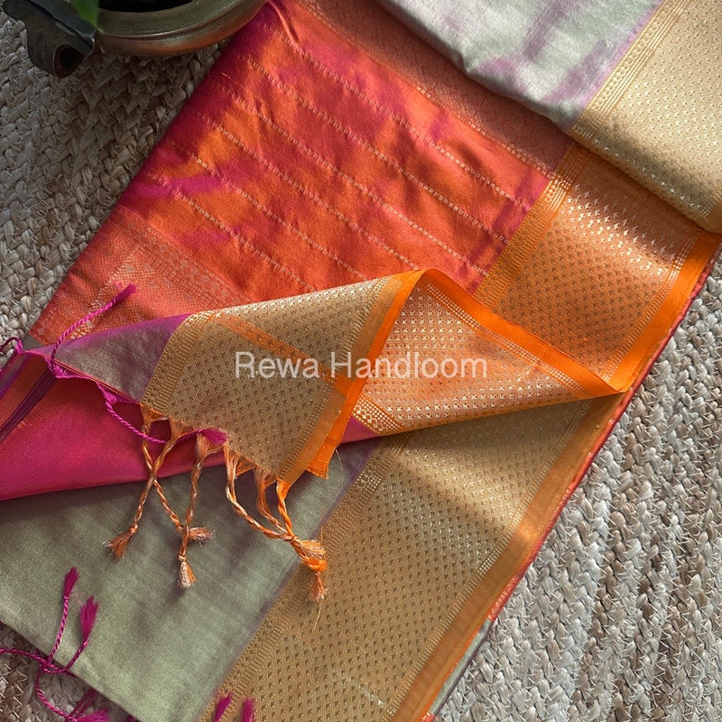 Maheshwari Pure Silk Saree