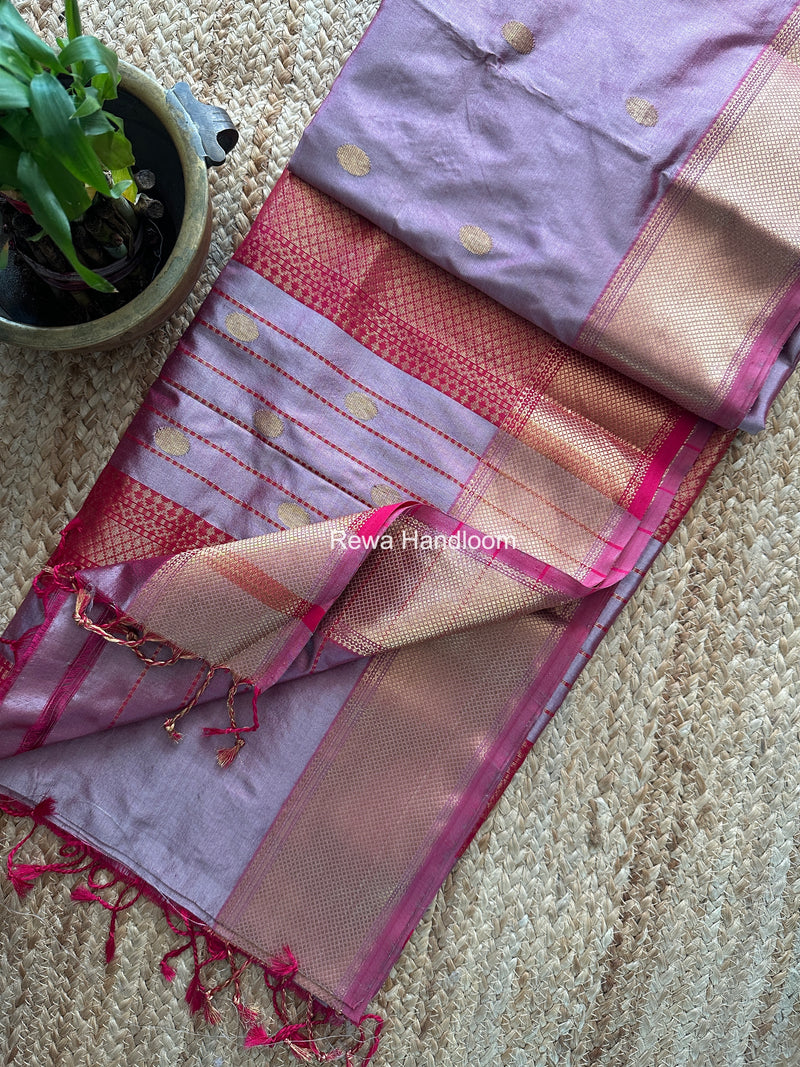 Maheshwari Pure Silk Saree