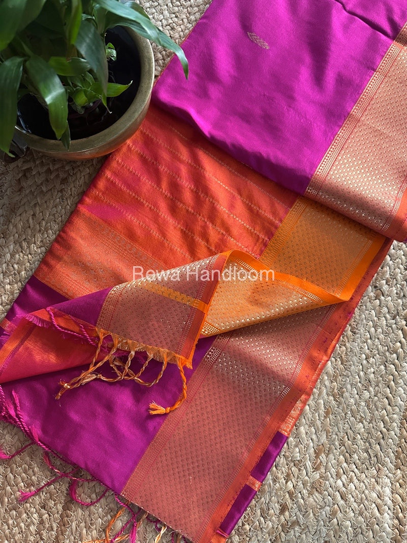Maheshwari Pure Silk Saree