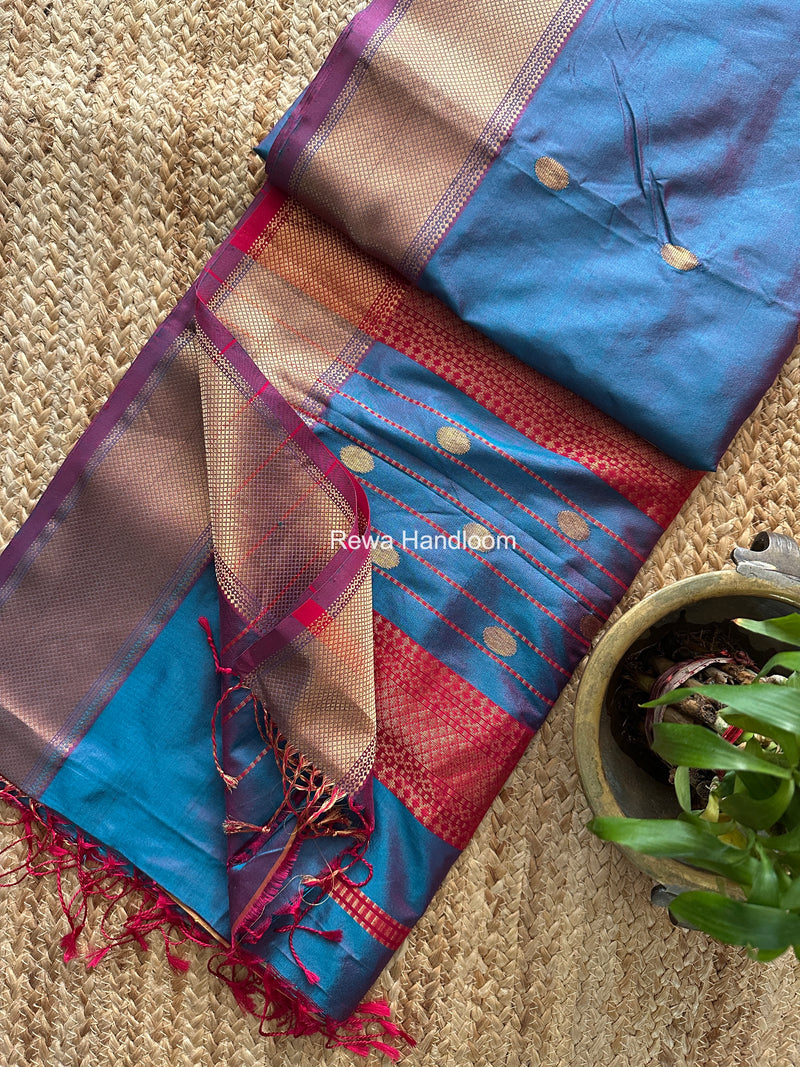 Maheshwari Pure Silk Saree
