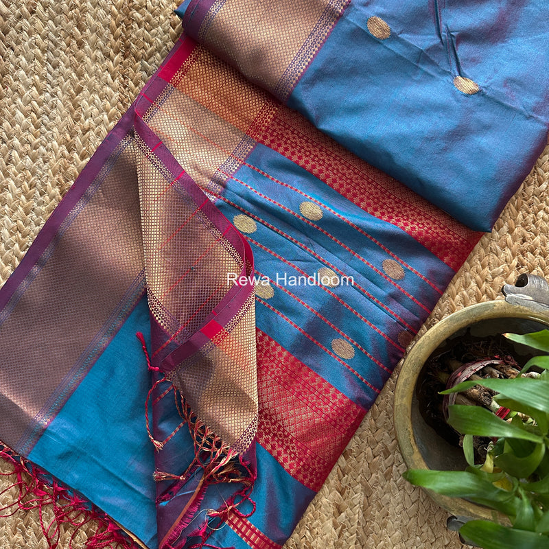 Maheshwari Pure Silk Saree