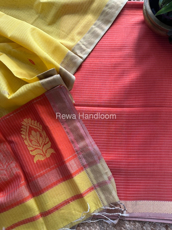 Maheshwari Motifs Top-Dupatta Set
