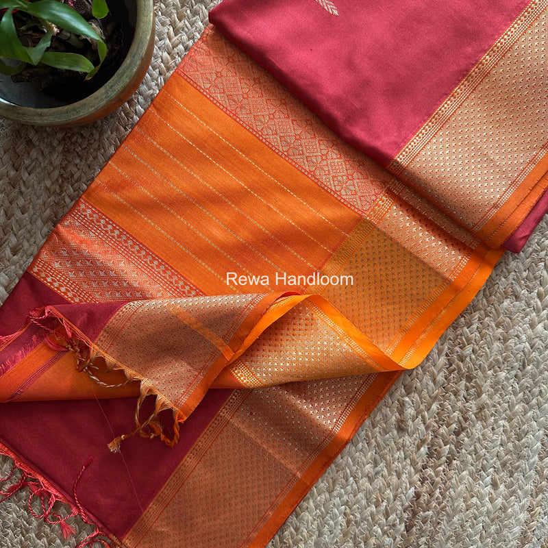 Maheshwari Pure Silk Saree