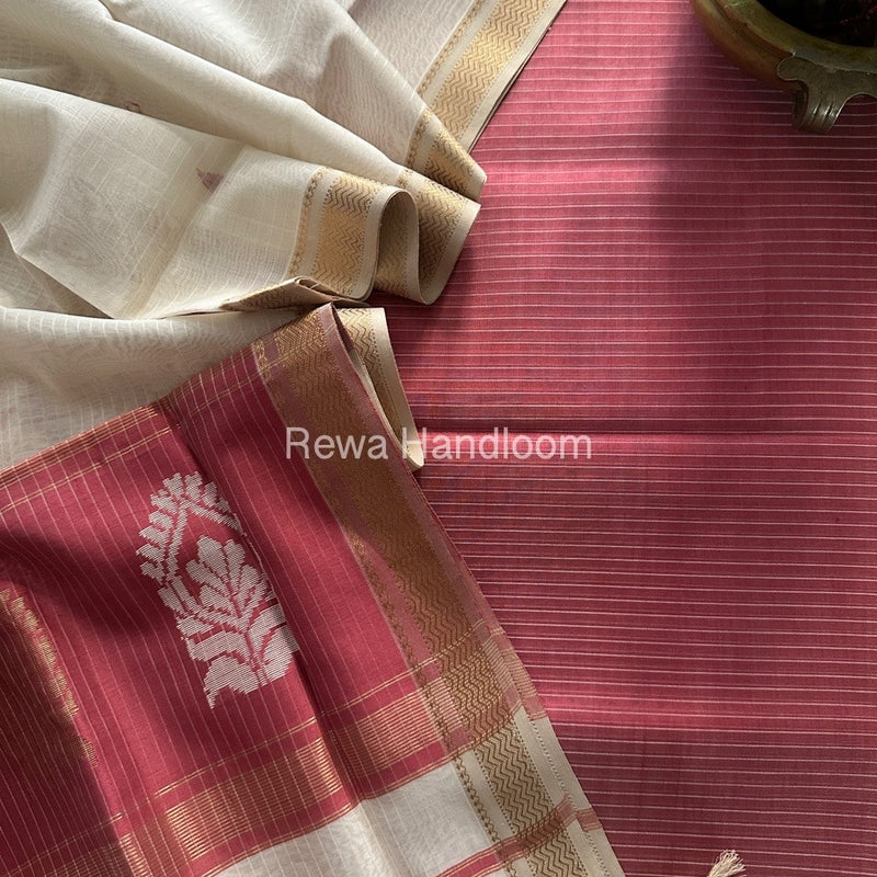 Maheshwari Motifs Top-Dupatta Set