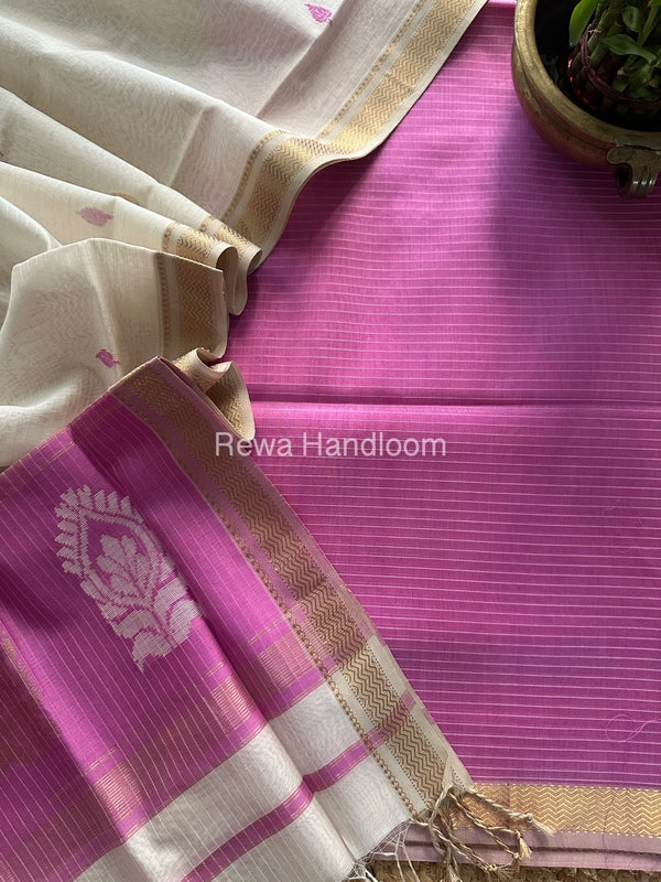 Maheshwari Motifs Top-Dupatta Set