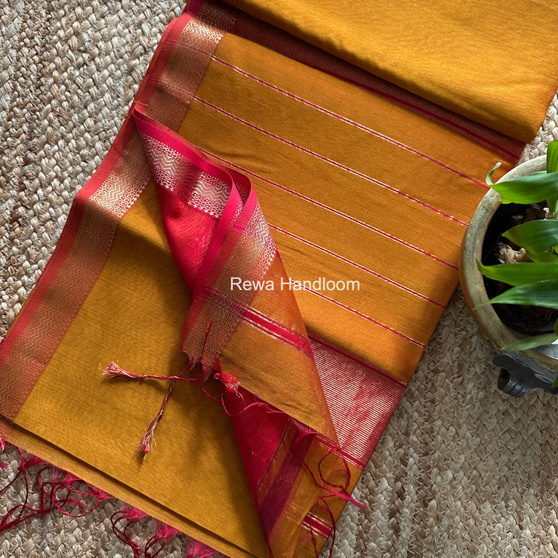 Maheshwari Rewa Lehar Saree