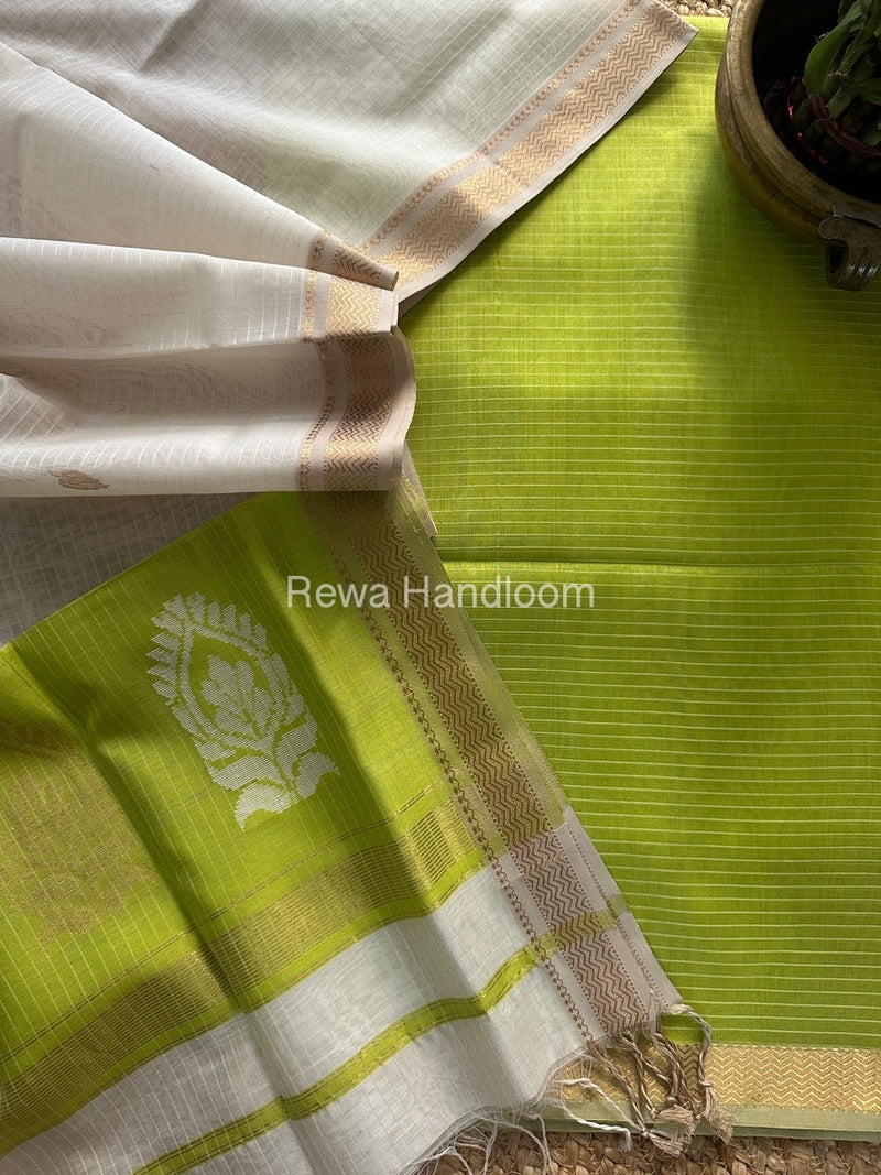 Maheshwari Motifs Top-Dupatta Set