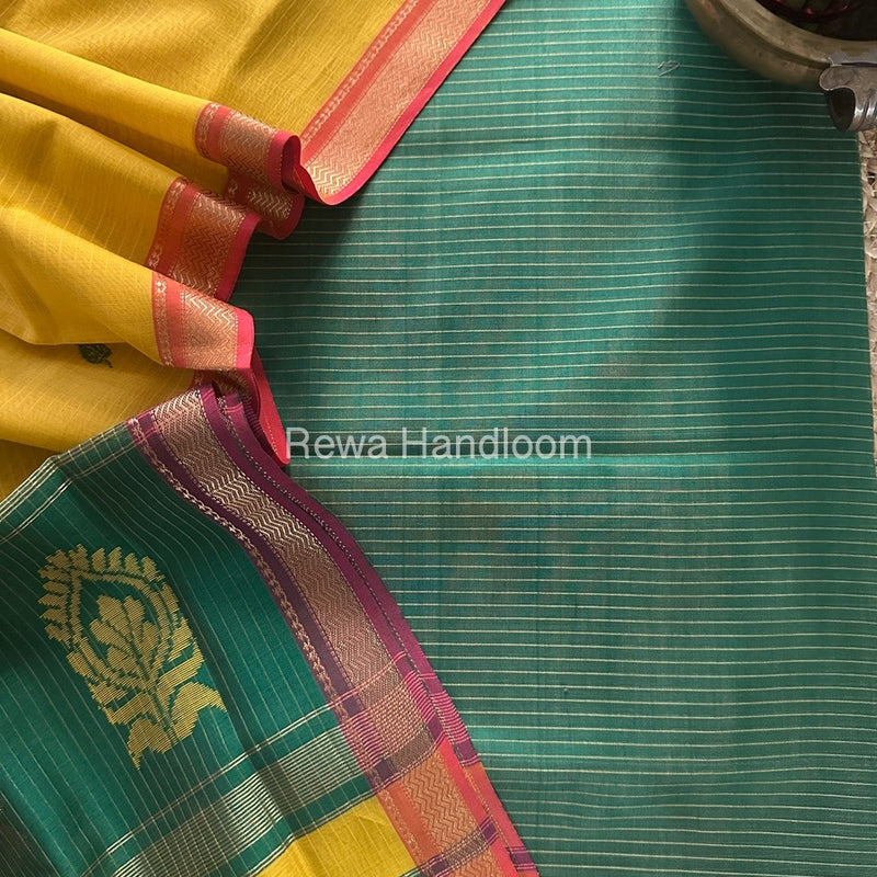 Maheshwari Motifs Top-Dupatta Set