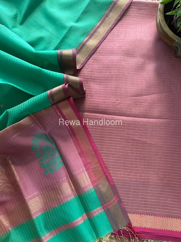 Maheshwari Motifs Top-Dupatta Set