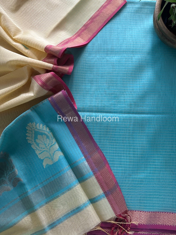 Maheshwari Motifs Top-Dupatta Set