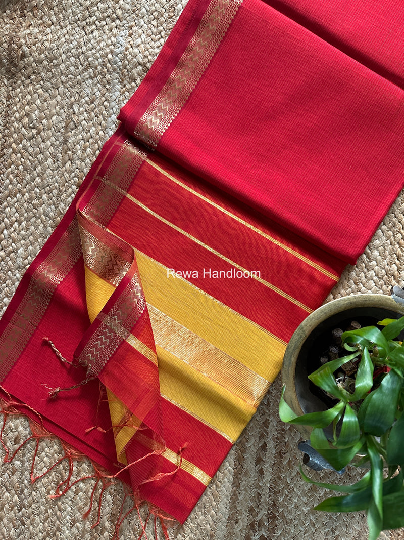 Maheshwari Rasta Lehar Saree